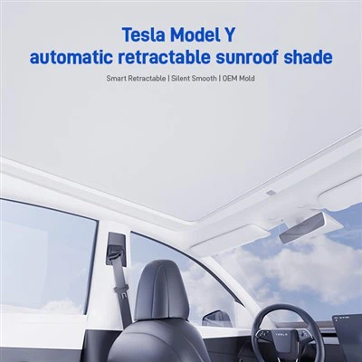 Tesla Model Y Automatic Retractable Sunroof Shade