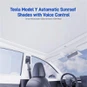 Tesla Model Y Automatic Sunroof Shades with Voice Control