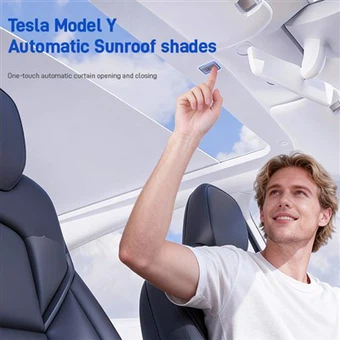 Tesla Model Y Automatic Sunroof Shades
