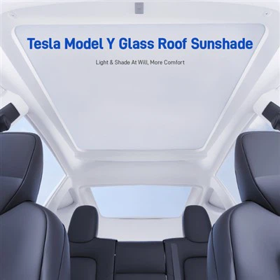 Tesla Model Y Glass Roof Sunshade