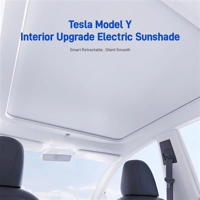 Tesla Model Y Interior Upgrade Electric Sunshade